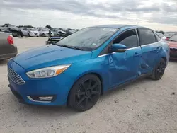 Salvage cars for sale from Copart San Antonio, TX: 2016 Ford Focus Titanium