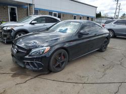 Salvage cars for sale at auction: 2017 Mercedes-Benz C 300 4matic