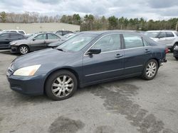Salvage cars for sale at Exeter, RI auction: 2006 Honda Accord EX