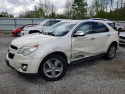 Salvage cars for sale at Hurricane, WV auction: 2014 Chevrolet Equinox LTZ