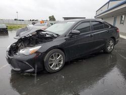 Salvage cars for sale at Antelope, CA auction: 2016 Toyota Camry LE