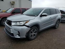 Salvage cars for sale from Copart Tucson, AZ: 2019 Toyota Highlander LE