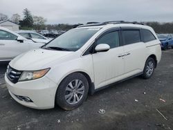 Salvage cars for sale at Grantville, PA auction: 2016 Honda Odyssey EXL