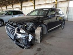 Salvage cars for sale at Phoenix, AZ auction: 2017 Audi Q7 Premium Plus