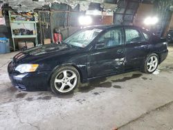 Salvage cars for sale from Copart Albany, NY: 2006 Subaru Legacy 2.5I Limited