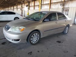 Salvage cars for sale from Copart Phoenix, AZ: 2005 Toyota Corolla CE