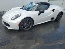 Salvage cars for sale from Copart Opa Locka, FL: 2018 Alfa Romeo 4C Spider