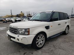 Land Rover Range Rover salvage cars for sale: 2008 Land Rover Range Rover Sport HSE