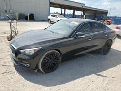 Salvage cars for sale at Riverview, FL auction: 2017 Infiniti Q50 Base