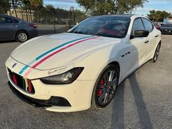 Salvage cars for sale at Miami, FL auction: 2016 Maserati Ghibli S