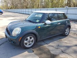 Salvage cars for sale at Glassboro, NJ auction: 2010 Mini Cooper