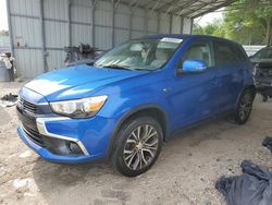 Salvage cars for sale at Midway, FL auction: 2017 Mitsubishi Outlander Sport ES