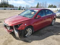 Chevrolet salvage cars for sale: 2011 Chevrolet Cruze LT