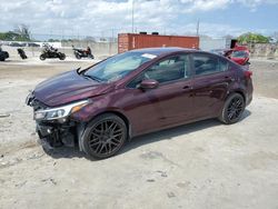 Salvage cars for sale at Homestead, FL auction: 2018 KIA Forte LX