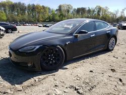 Salvage cars for sale at Waldorf, MD auction: 2017 Tesla Model S