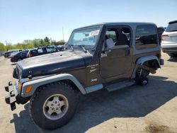 Salvage cars for sale from Copart Pennsburg, PA: 1999 Jeep Wrangler / TJ Sport