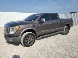 Salvage cars for sale at Arcadia, FL auction: 2016 Nissan Titan XD SL