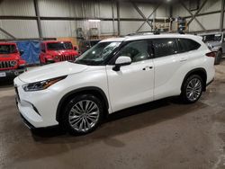 Salvage cars for sale from Copart Montreal Est, QC: 2020 Toyota Highlander Platinum