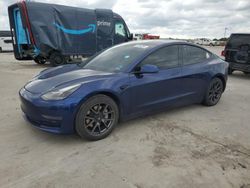 Salvage cars for sale from Copart Wilmer, TX: 2021 Tesla Model 3