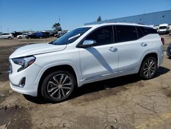 Salvage cars for sale from Copart Woodhaven, MI: 2019 GMC Terrain Denali