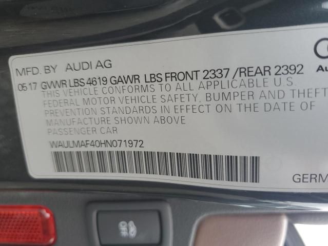 2017 Audi A4 Ultra Premium Plus