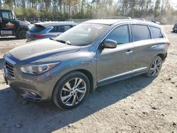 Salvage cars for sale from Copart Waldorf, MD: 2015 Infiniti QX60