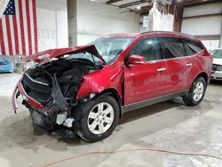 Salvage cars for sale at Leroy, NY auction: 2012 Chevrolet Traverse LT