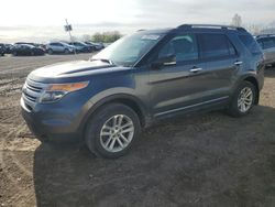 Salvage cars for sale from Copart Davison, MI: 2015 Ford Explorer XLT