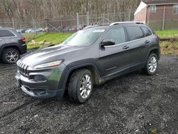 Vehiculos salvage en venta de Copart Finksburg, MD: 2015 Jeep Cherokee Limited