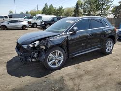 Salvage cars for sale from Copart Denver, CO: 2021 Audi Q3 Premium S Line 45