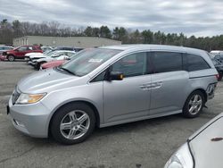 Salvage cars for sale at Exeter, RI auction: 2012 Honda Odyssey Touring