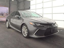 Salvage cars for sale from Copart Chicago Heights, IL: 2022 Toyota Camry LE