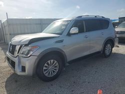 Salvage cars for sale at Arcadia, FL auction: 2019 Nissan Armada SV