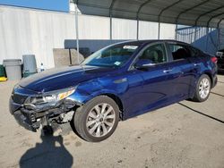 Salvage cars for sale at Fresno, CA auction: 2017 KIA Optima LX