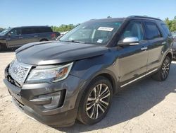 Ford salvage cars for sale: 2017 Ford Explorer Platinum