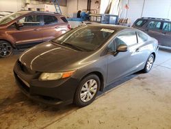 Salvage cars for sale from Copart Wheeling, IL: 2012 Honda Civic LX