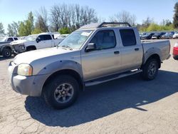 Salvage cars for sale from Copart Portland, OR: 2001 Nissan Frontier Crew Cab XE
