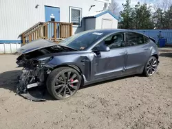 Salvage cars for sale at Lyman, ME auction: 2020 Tesla Model 3