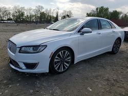 Salvage cars for sale from Copart Baltimore, MD: 2017 Lincoln MKZ Reserve