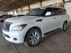 Vehiculos salvage en venta de Copart Phoenix, AZ: 2013 Infiniti QX56