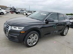 Salvage cars for sale at Grand Prairie, TX auction: 2018 Audi Q5 Premium Plus