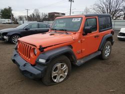 Salvage cars for sale from Copart New Britain, CT: 2018 Jeep Wrangler Sport