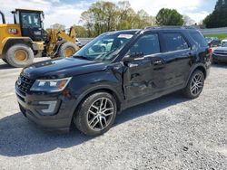 Salvage cars for sale at Gastonia, NC auction: 2017 Ford Explorer Sport