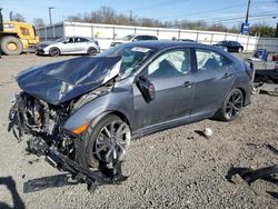 Salvage cars for sale from Copart Hillsborough, NJ: 2018 Honda Civic Sport