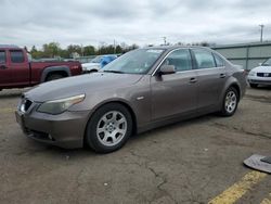 Salvage cars for sale at Pennsburg, PA auction: 2004 BMW 525 I