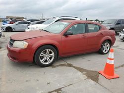 Salvage cars for sale at Grand Prairie, TX auction: 2008 Dodge Avenger SXT