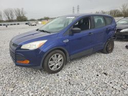 Salvage cars for sale at Barberton, OH auction: 2014 Ford Escape S