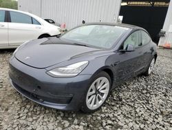 Tesla salvage cars for sale: 2022 Tesla Model 3