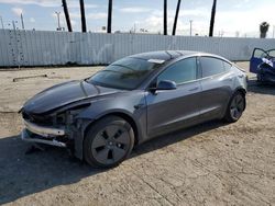 Salvage cars for sale at Van Nuys, CA auction: 2021 Tesla Model 3