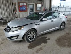 Salvage cars for sale at Fort Wayne, IN auction: 2013 KIA Optima EX